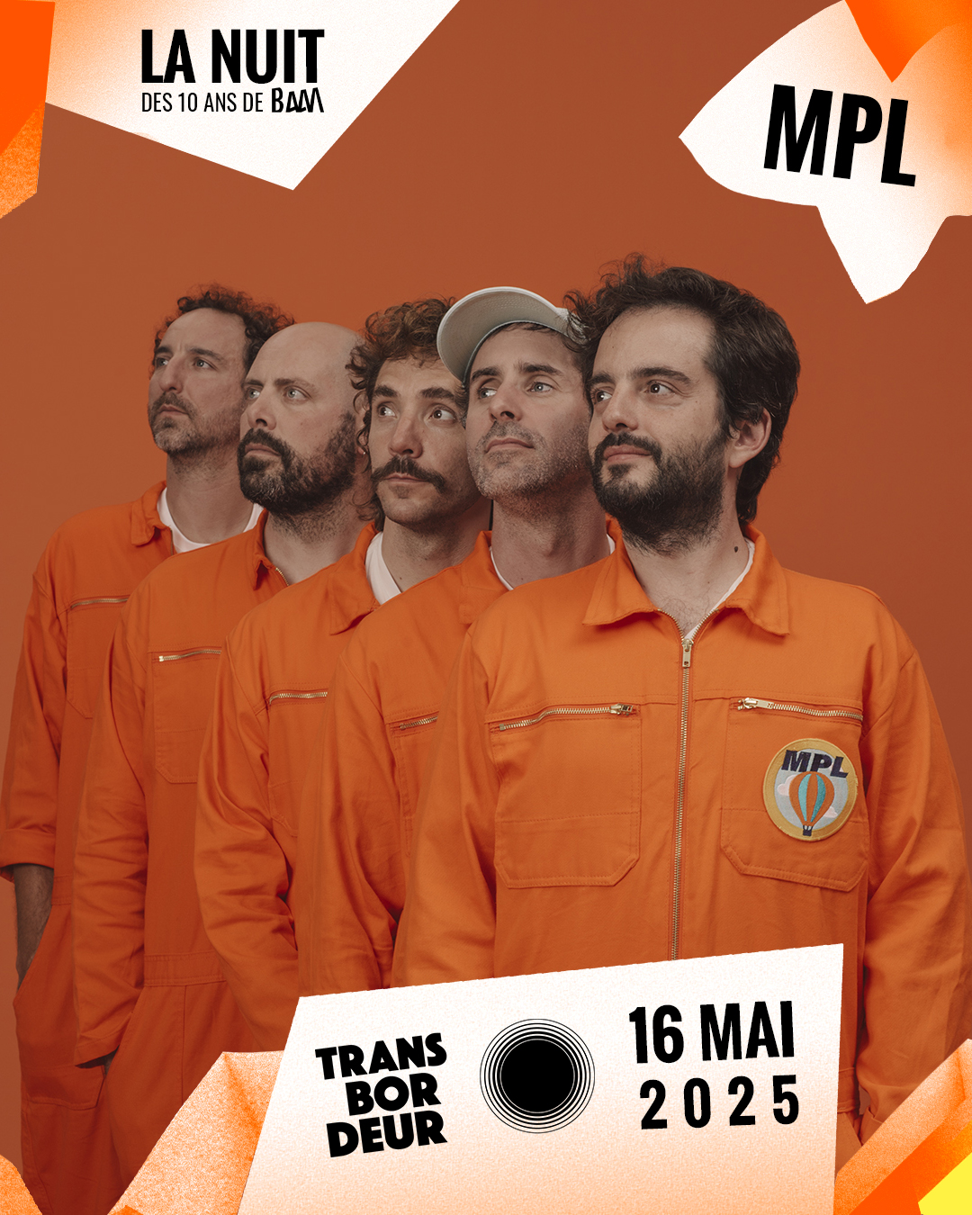 Visuels de présentation de MPL pour un événement musical